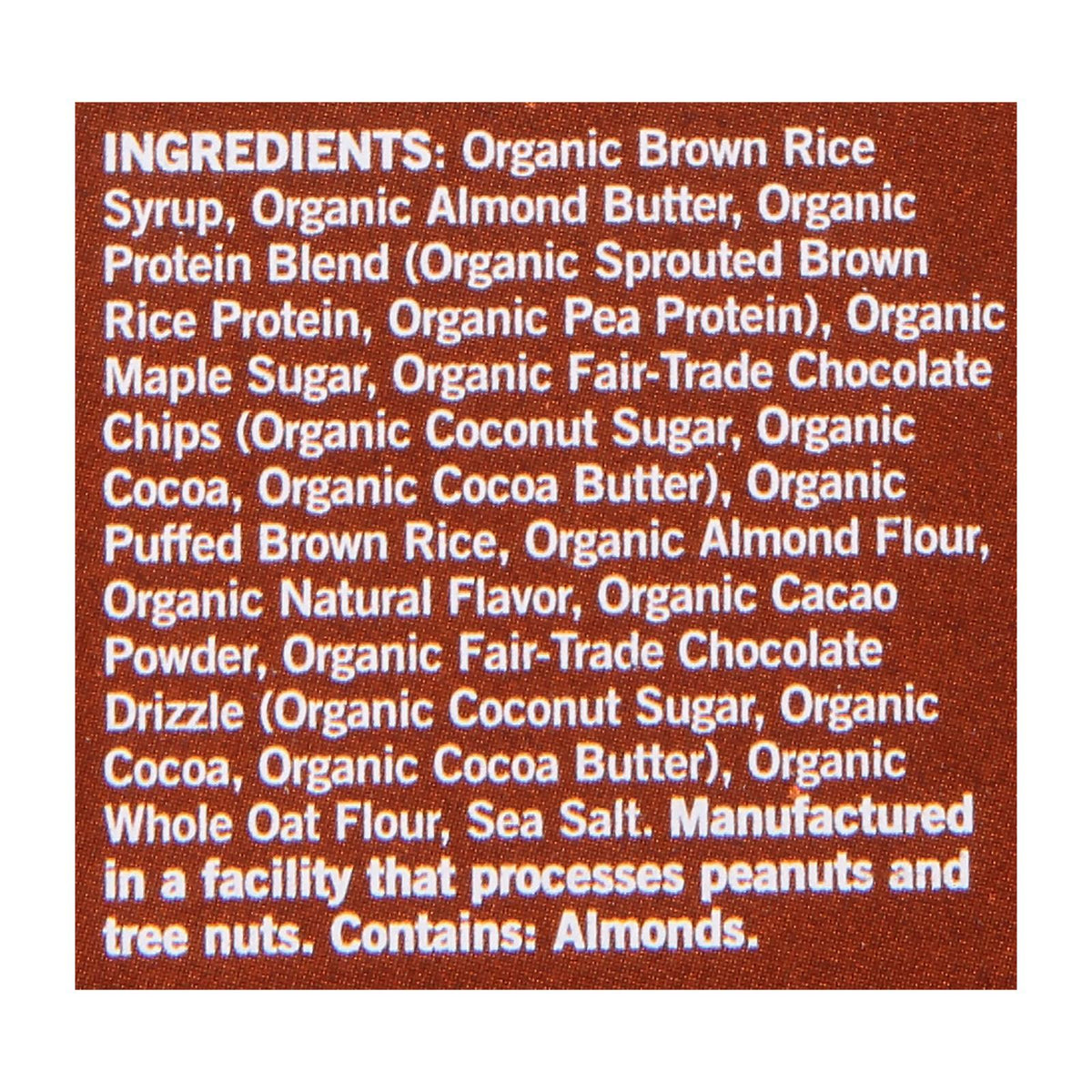 Gomacro Kids Macrobar Double Chocolate Brownie - 6.3 Oz, Case of 7