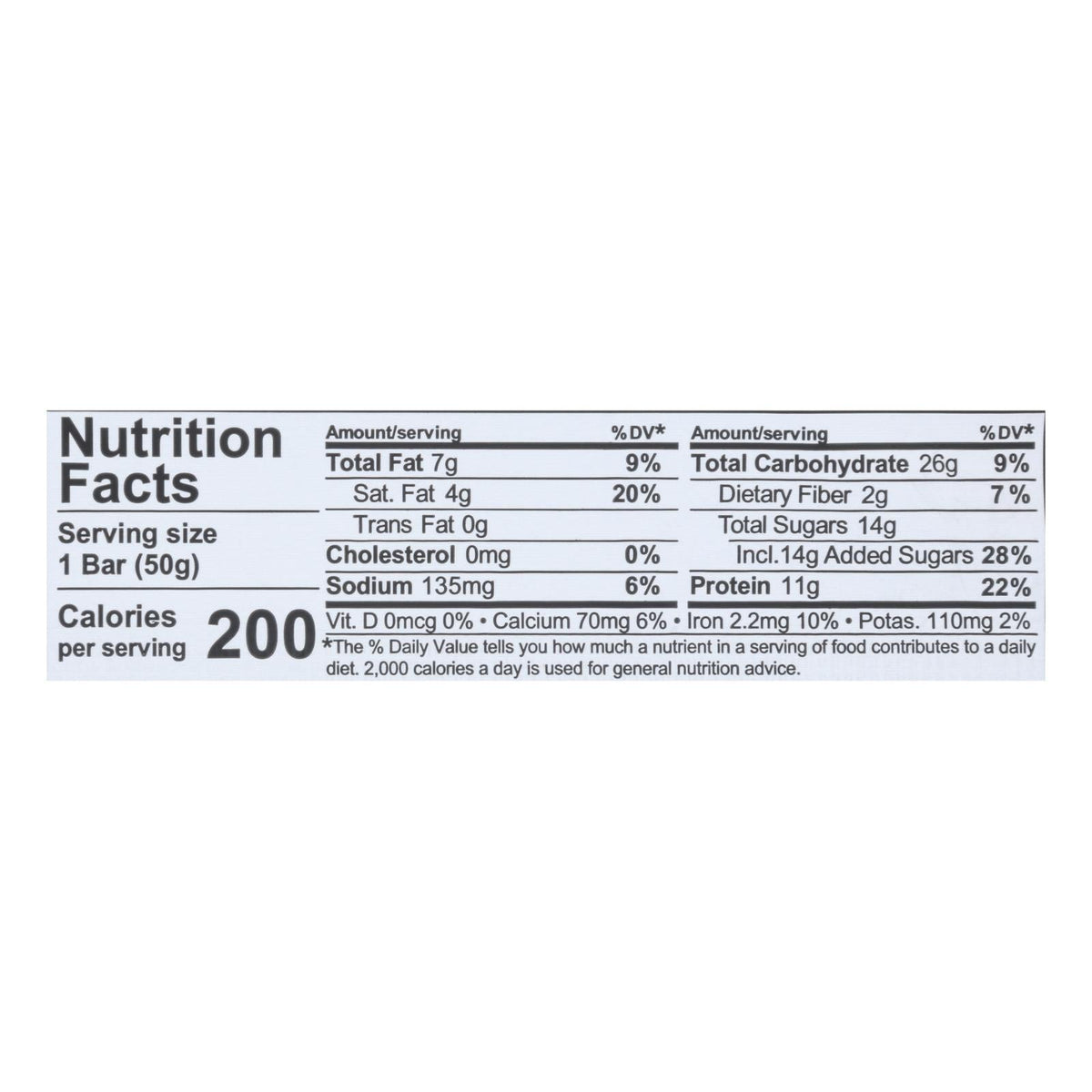 Nugo Nutrition Bar Dark Mocha Chocolate, 50g - Case of 12