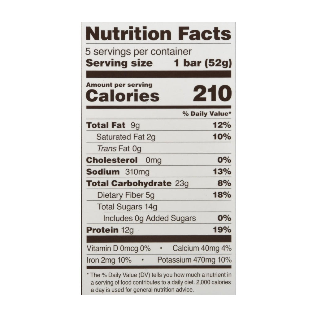 RXBAR - Protein Bar Peanut Butter Chocolate - 5/1.83oz - Case of 6