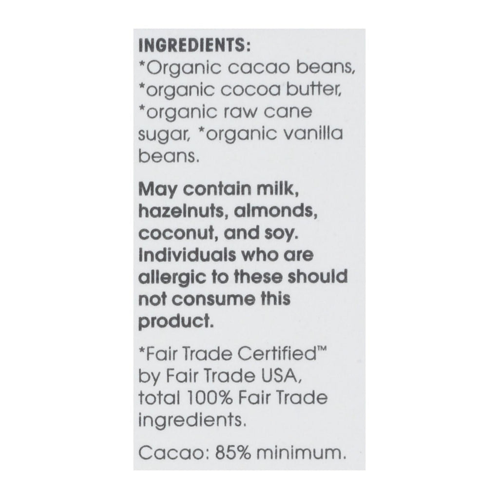 Alter Eco Americas Organic Chocolate Bar - Dark Blackout - 2.82 Oz Bars (Case Of 12)