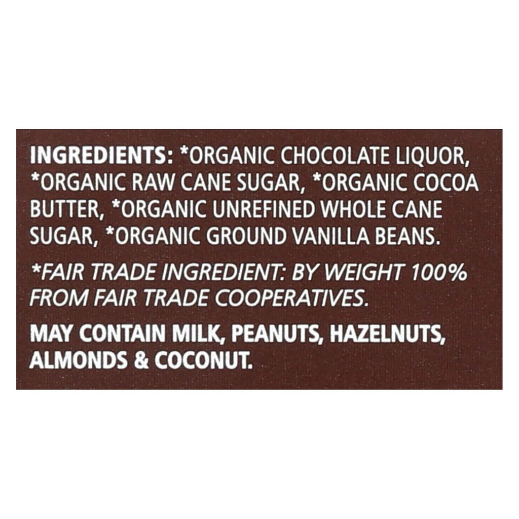 Equal Exchange Organic Chocolate Bar - Very Dark, 2.8 Oz (Case of 12)