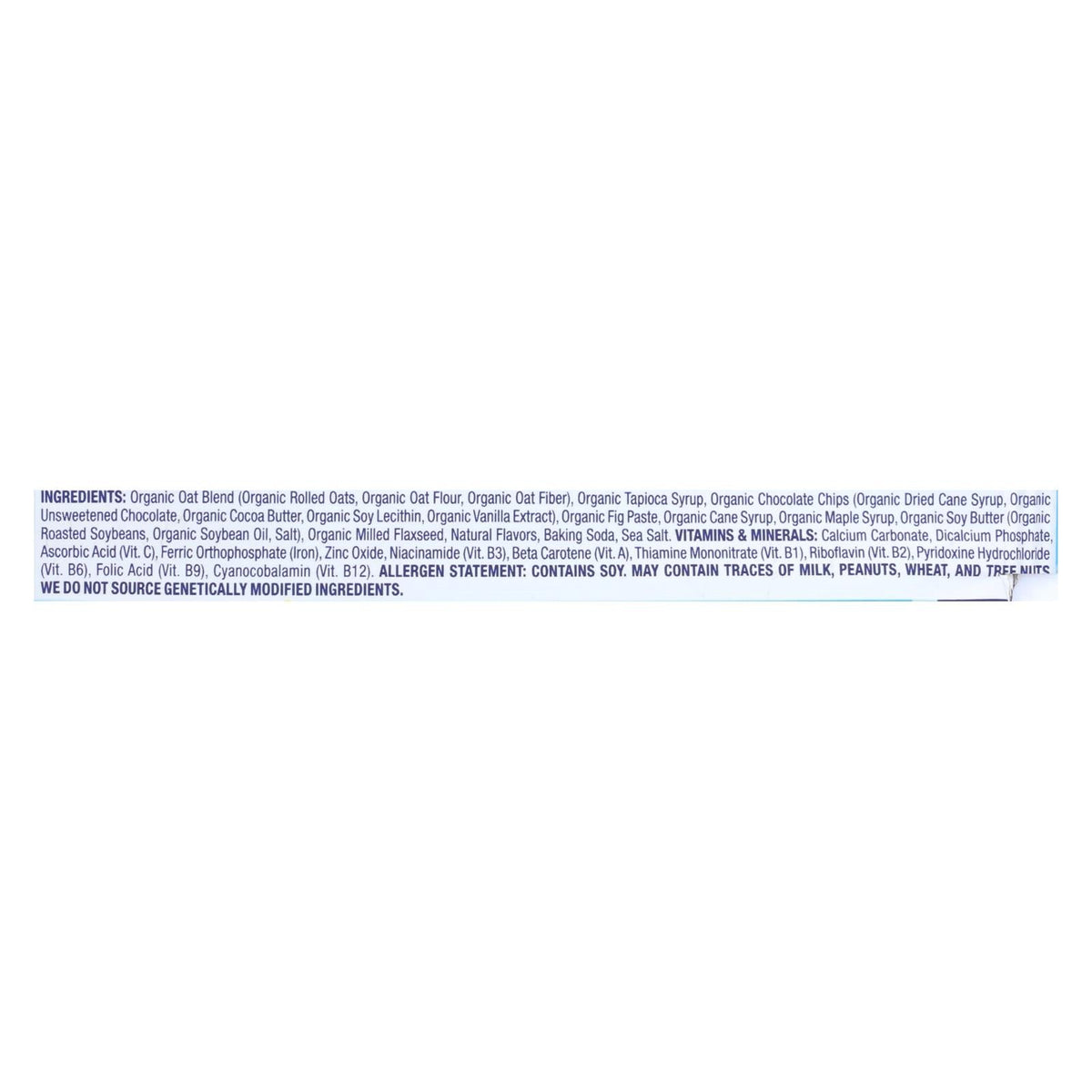 Clif Bar Zbar Organic Chocolate Chip - Case of 18, 1.27 Oz.