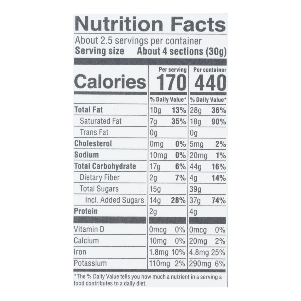 Alter Eco Americas Organic Chocolate Bar - Dark Coconut Toffee - 2.82 Oz Bars - Case of 12