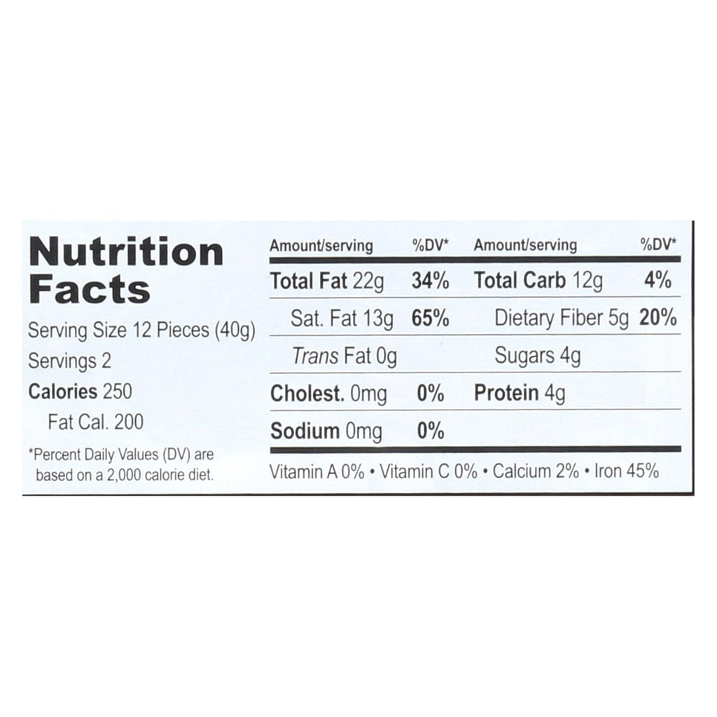 Equal Exchange Organic Chocolate Bar - Extreme Dark - 2.8 Oz, Pack of 12