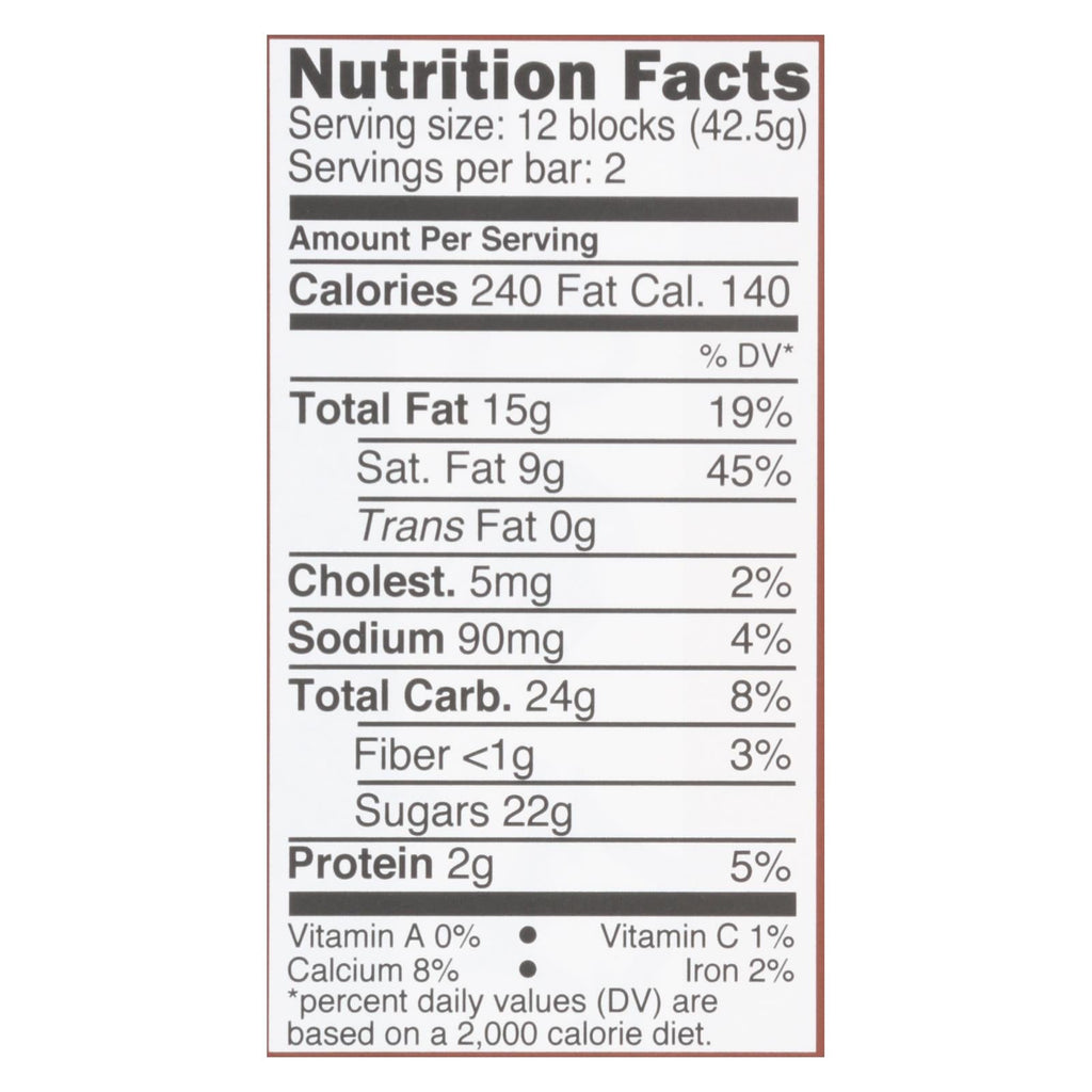 Divine Toffee Bar Chocolate Milk - 3 Oz - Case of 12