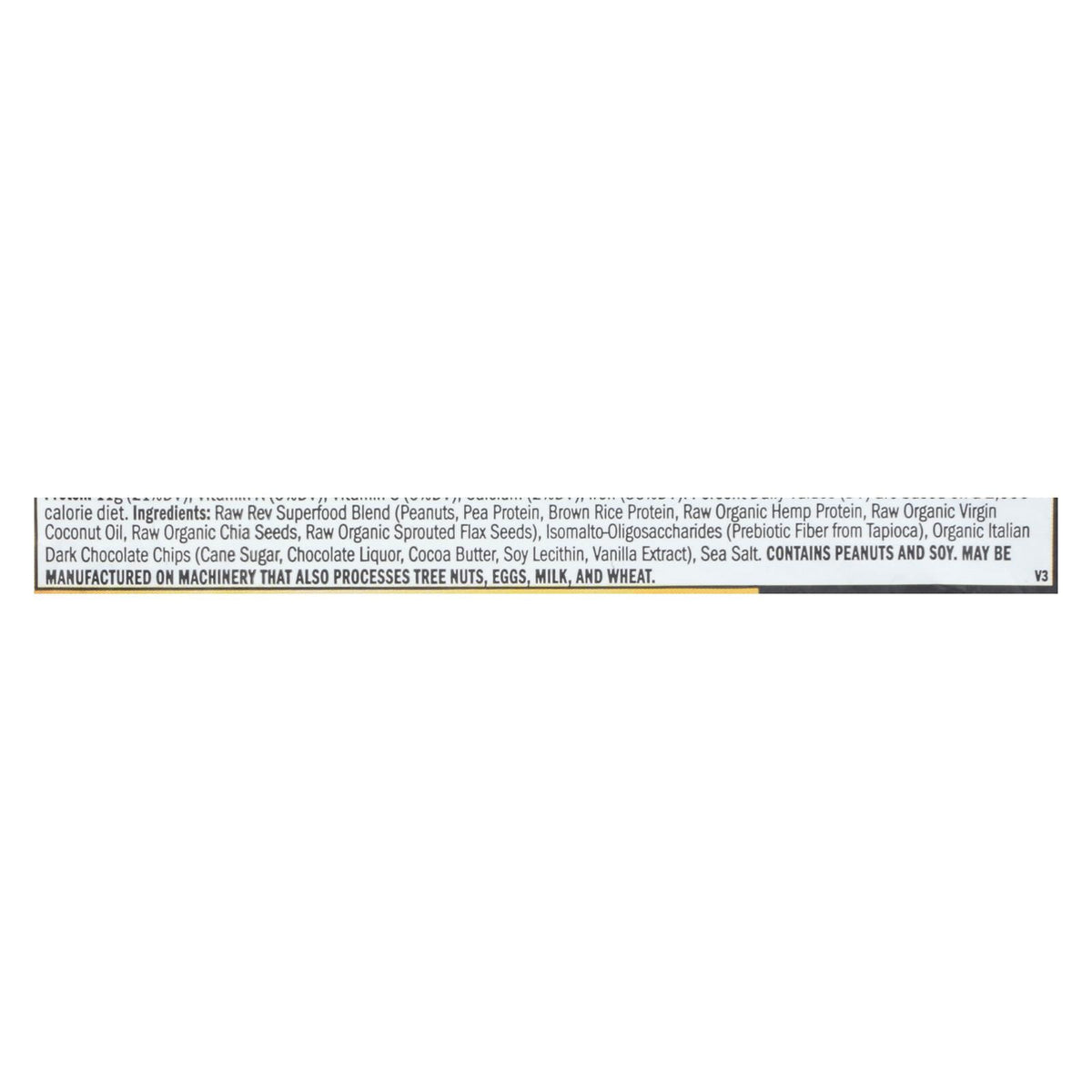 Raw Revolution Glo Bar - Peanut Butter Dark Chocolate & Sea Salt - 1.6 oz - Case of 12