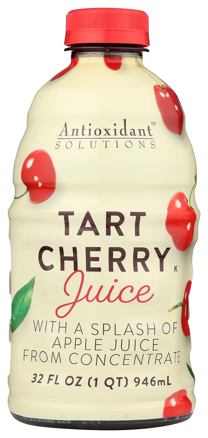 Antioxidant Solutions 100% Tart Cherry Juice, 32 fl oz (Case of 6)