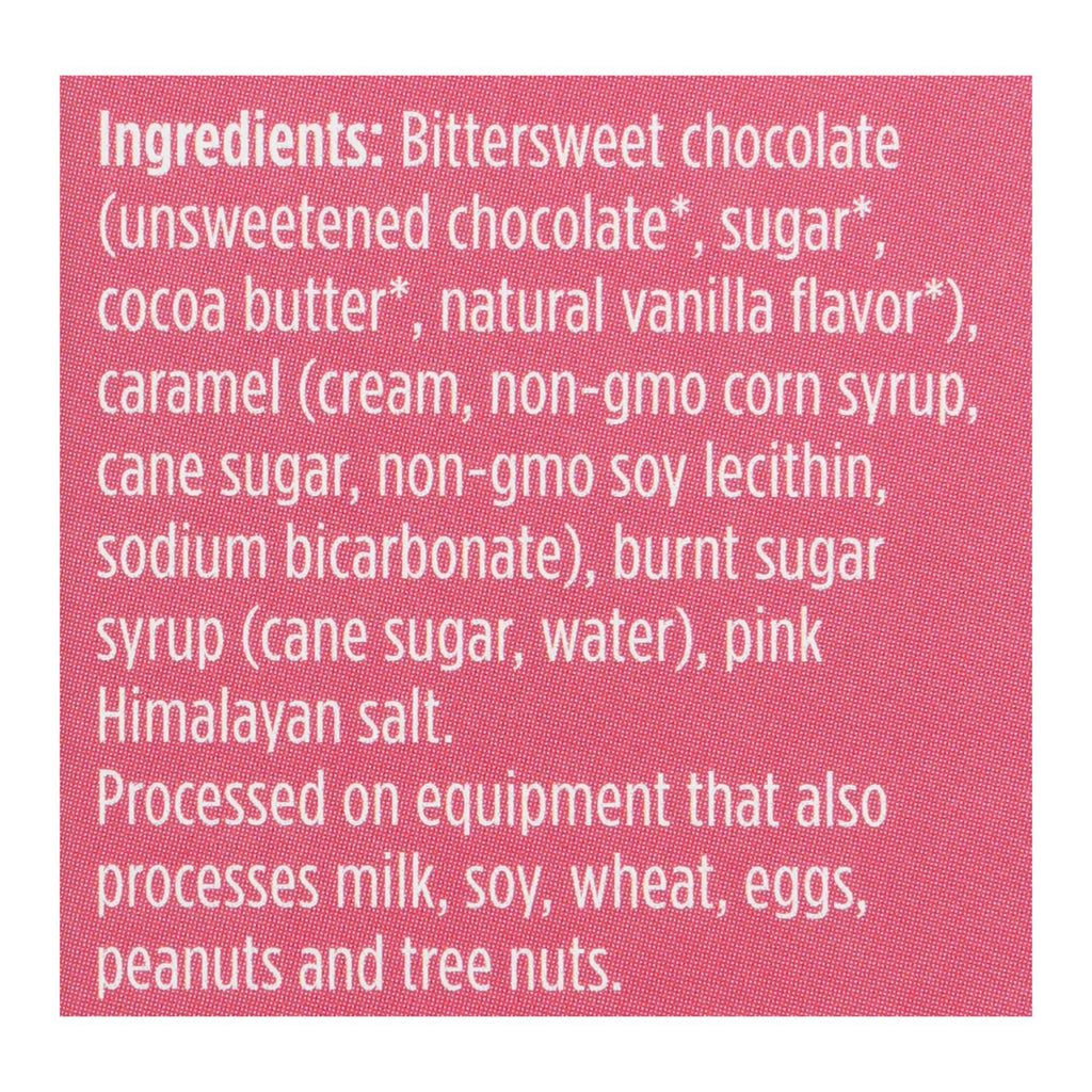 Vosges Haut-Chocolat 72% Cocoa Burnt Caramel Bar, 3 Oz, with Pink Salt, Case of 12