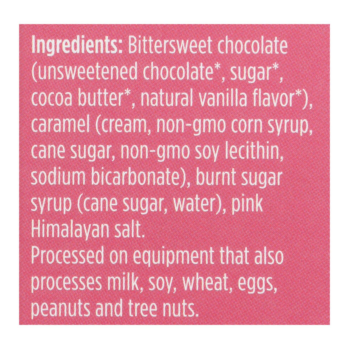 Vosges Haut-Chocolat 72% Cocoa Burnt Caramel Bar, 3 Oz, with Pink Salt, Case of 12