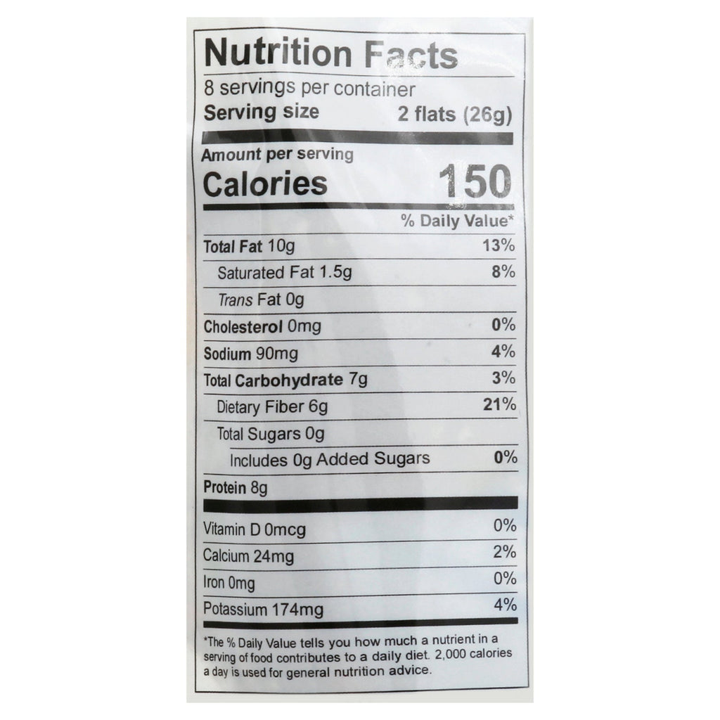 Ella's Flats All-Seed Hemp Crisps, 4.8 oz (Case of 6)