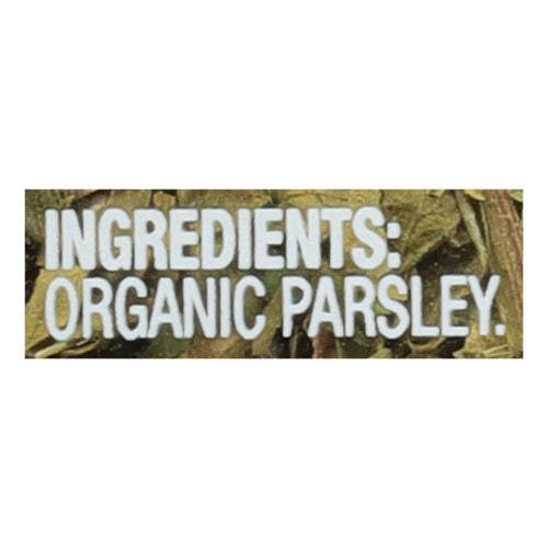 "Simply Organic Parsley Flakes Organic, 0.26 Oz, Case of 6"