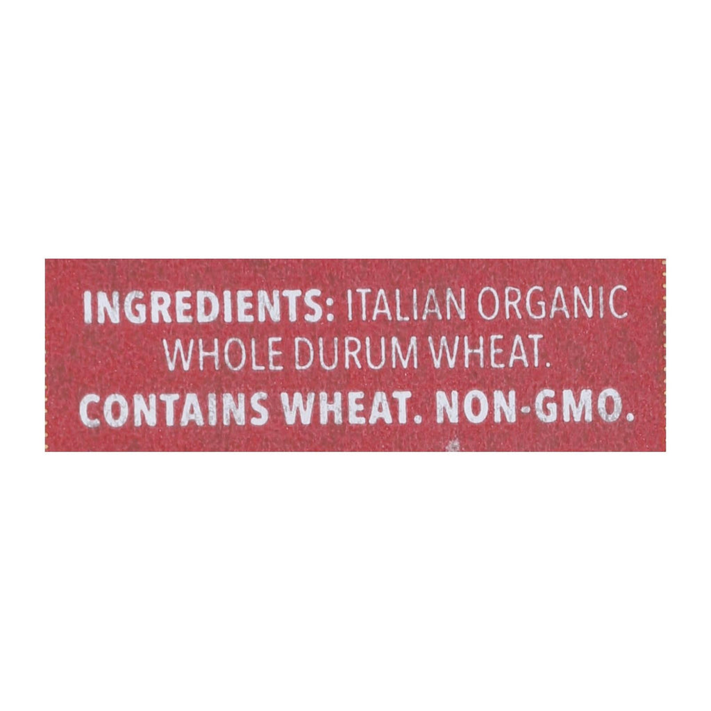 Delallo Organic Whole Wheat Shells Pasta (No. 91), 16 oz (Case of 8)