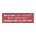 Delallo Organic Whole Wheat Shells Pasta (No. 91), 16 oz (Case of 8)