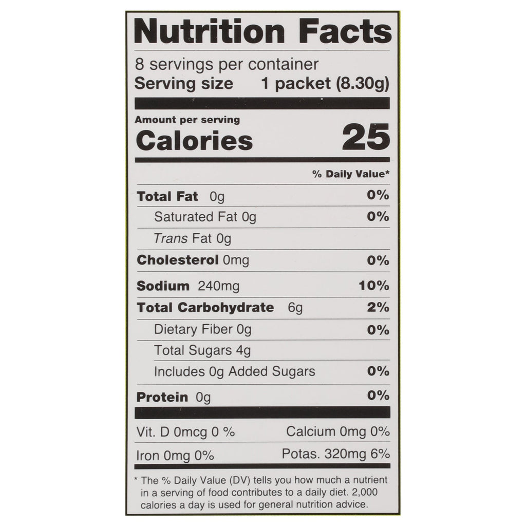 Cure Hydration Hydration Drink Mix Lime - 0.29 Ounces, Case Of 8