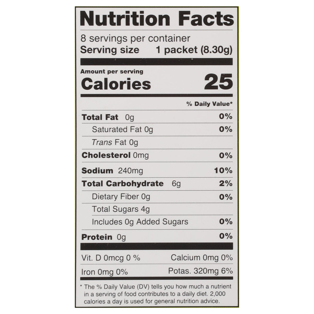 Cure Hydration Hydration Drink Mix Lime - 0.29 Ounces, Case Of 8