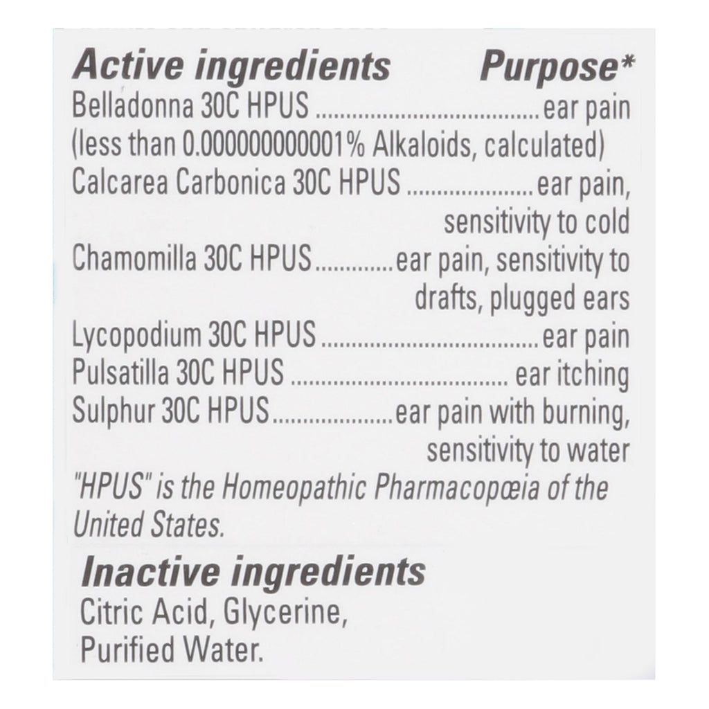 Hyland's Earache Drops - 1 Pack - 0.33 Fl. Oz. Each