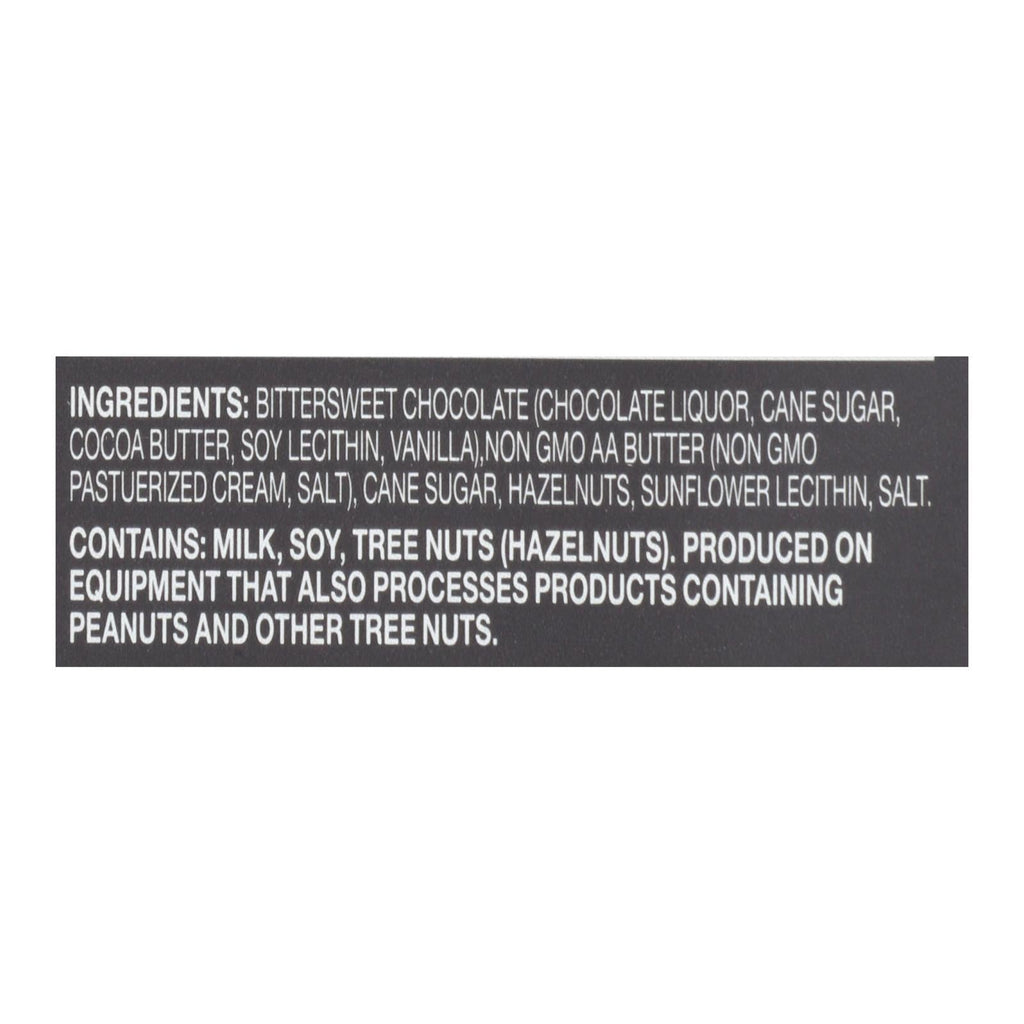 Endangered Species Natural Chocolate Bars - 72% Dark Chocolate With Hazelnut Toffee - 3 Oz Bars - Case Of 12