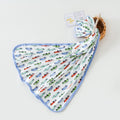 Vintage Road Trip Cotton Baby Blanket