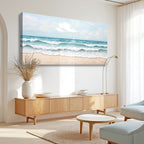 Serene Ocean Wave Coastal Wall Art
