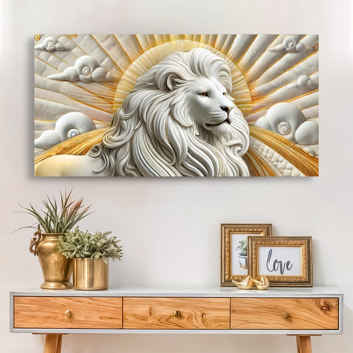Majestic Lion Wall Art III