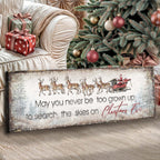 Search The Skies On Christmas Eve Sign II