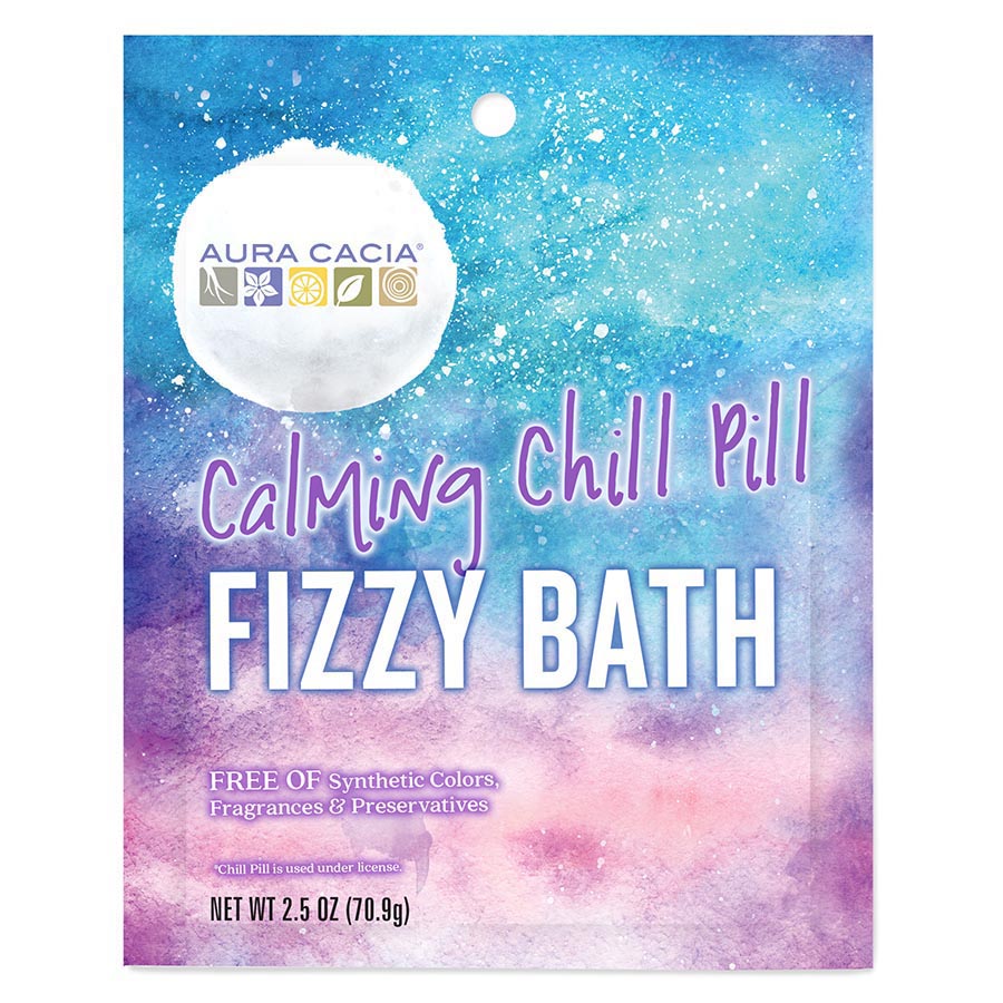 Aura Cacia Calm Chill Pill Fizzy Bath, 2.5 oz (Case of 6)