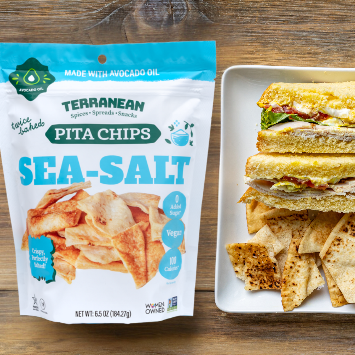 Sea Salt Pita Chips