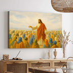 Jesus Speaking To Crowd Faith Wall Art II
