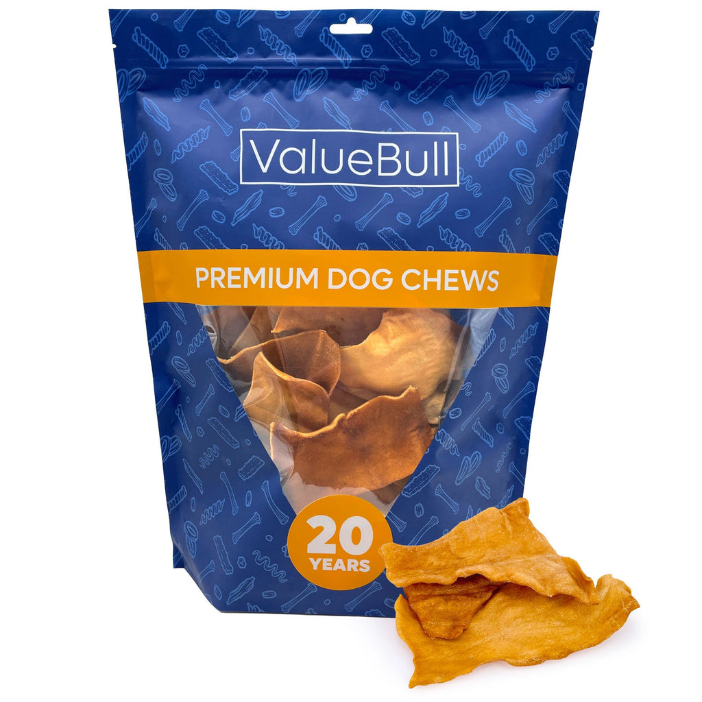 ValueBull USA Beef Collagen Chips Dog Chews, Chicken Flavor, 50 Count