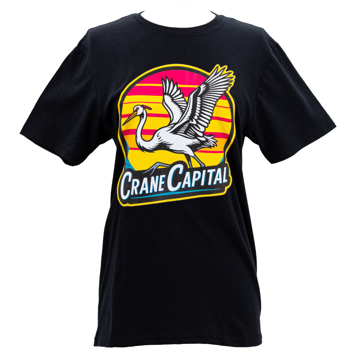 Crane Capital T-Shirt | Black | Double Play Apparel & Engraving LLC