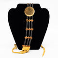 Black Choker Necklace | Handcrafted by Oglala Lakota Artist Pedro Simentol | #2