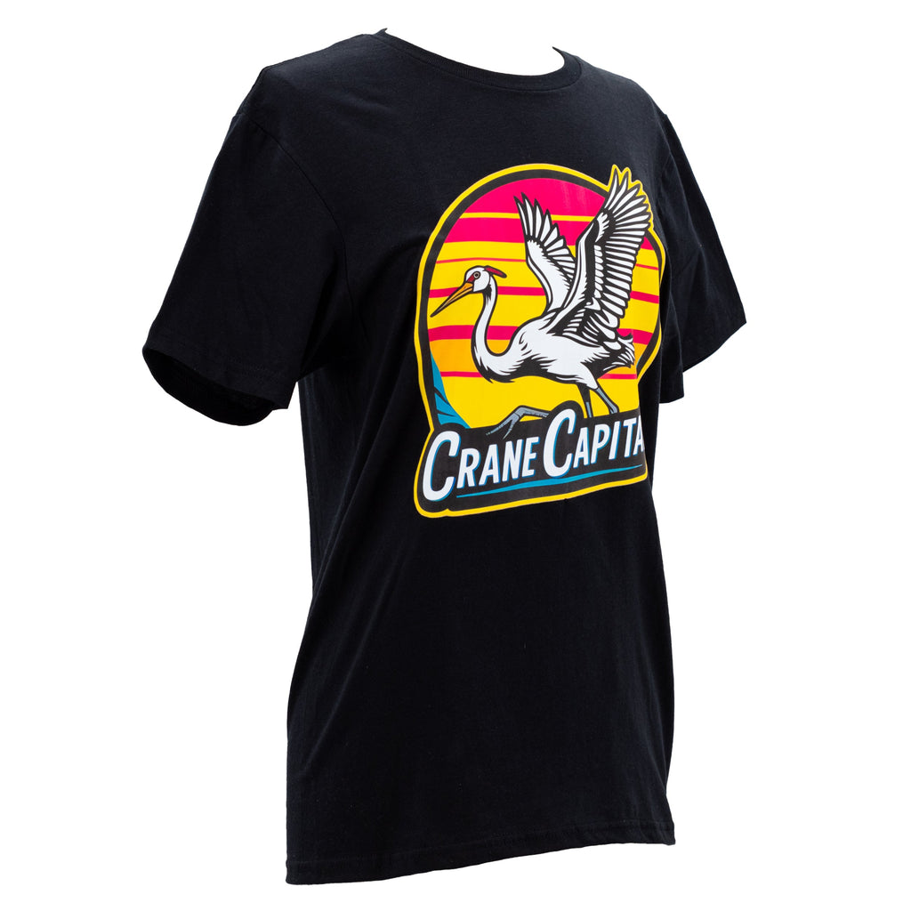 Crane Capital T-Shirt | Black | Double Play Apparel & Engraving LLC