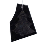 Glass Tree Ornament | Black | Springfield Artworks
