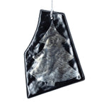 Glass Tree Ornament | Black | Springfield Artworks