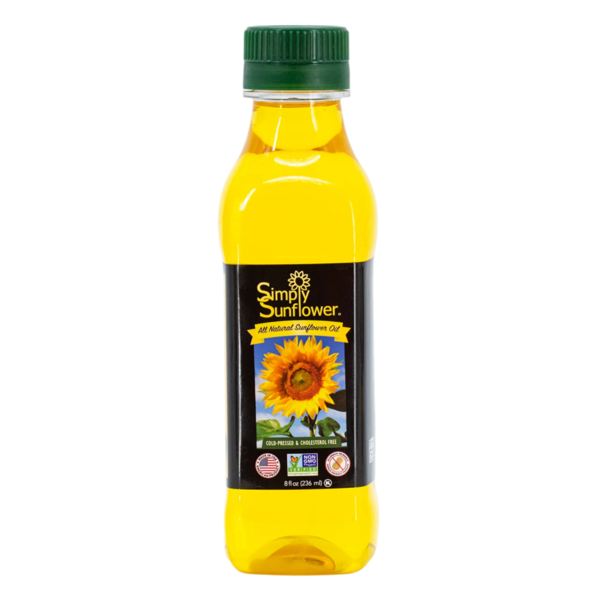 Sunflower Oil | Pack of 6 | 8 oz | Non GMO, Gluten & Nut Free, Vegan | Simply Sunflower