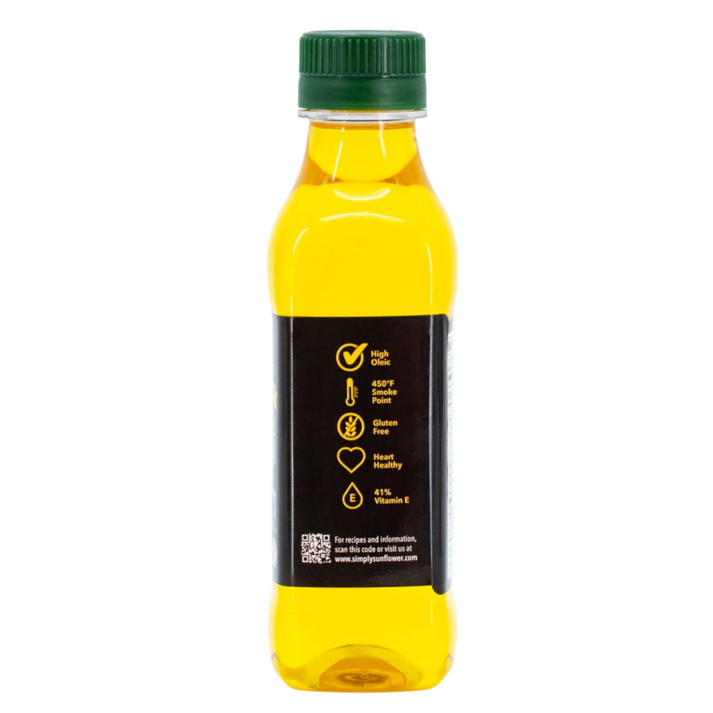 Sunflower Oil | Pack of 12 | 8 oz | Non GMO, Gluten & Nut Free, Vegan | Simply Sunflower