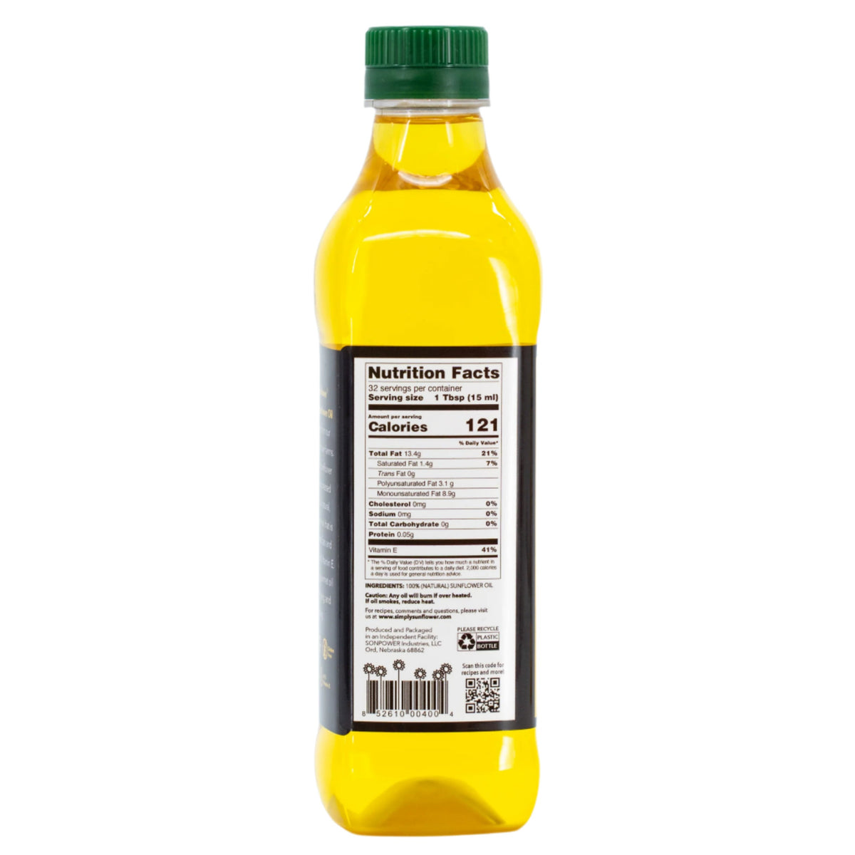 Sunflower Oil | Pack of 2 | 16 oz | Non GMO, Gluten Free, Vegan | Simply Sunflower