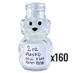 2 oz Plastic Mini Flat Panel Honey Bears