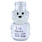 2 oz Plastic Mini Flat Panel Honey Bears