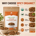 Organic Ceylon Cinnamon Chips – For Tea, Grinding & Mulling