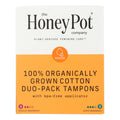 The Honey Pot Unscented Tampon Duo Pack with Applicator, 18 ct