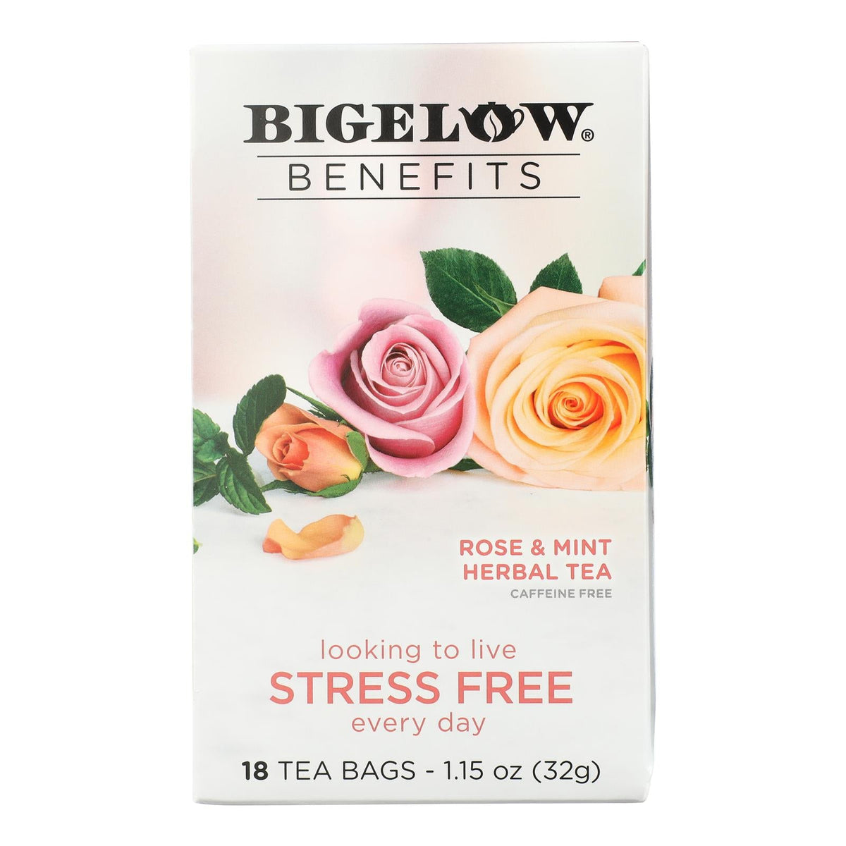 Bigelow Rose & Mint Tea, 18 ct (Case of 6)