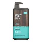 Every Man Jack Sea Salt 3-in-1 All Over Wash, 28.8 fl oz