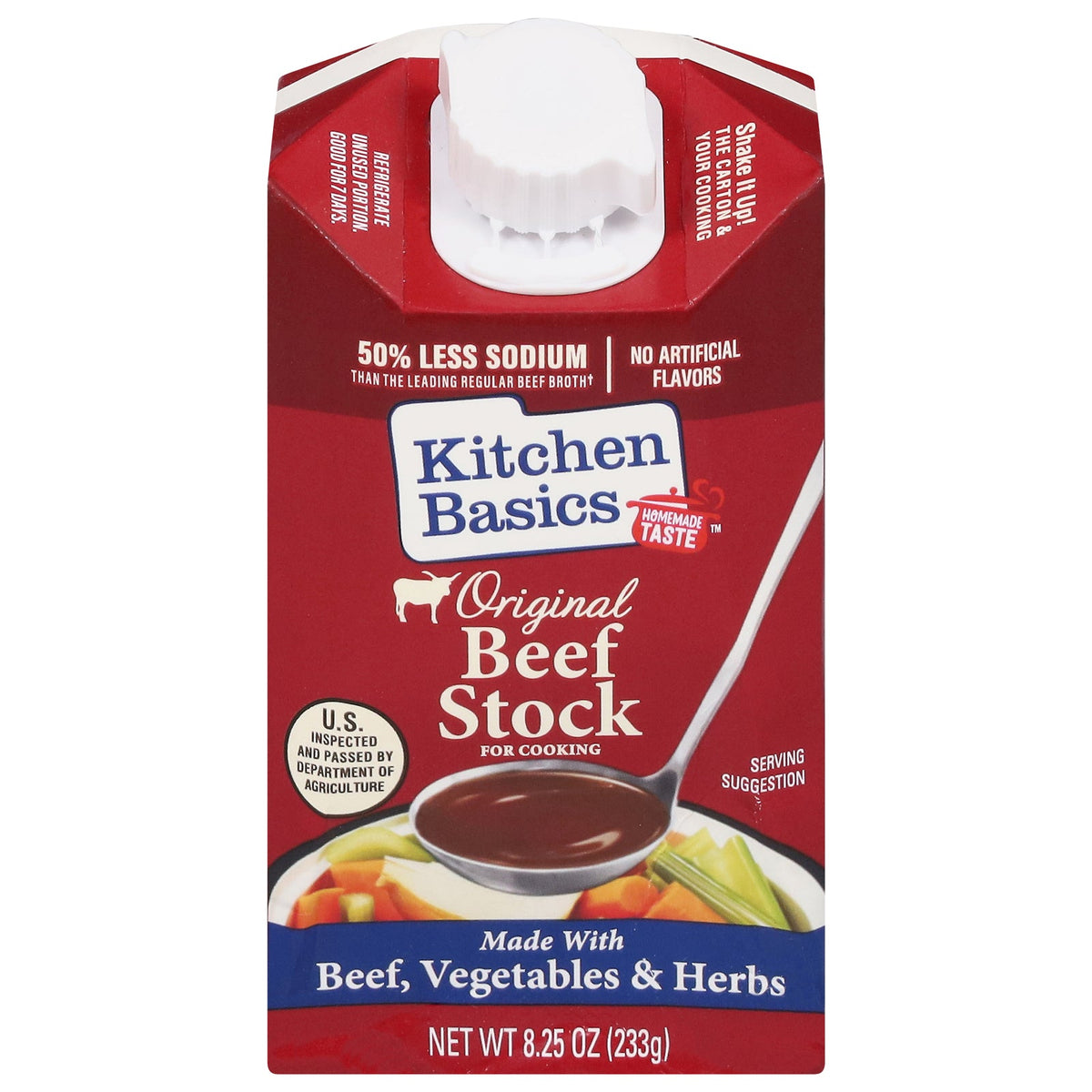 Kitchen Basics Beef Stock, 8.25 fl oz (Case of 12)