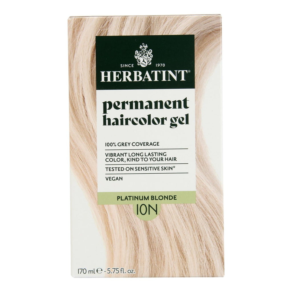 Herbatint 10N Platinum Blonde Hair Color, 5.75 fl oz