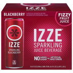 Izze Sparkling Blackberry, 6 x 8.4 fl oz (Case of 4)