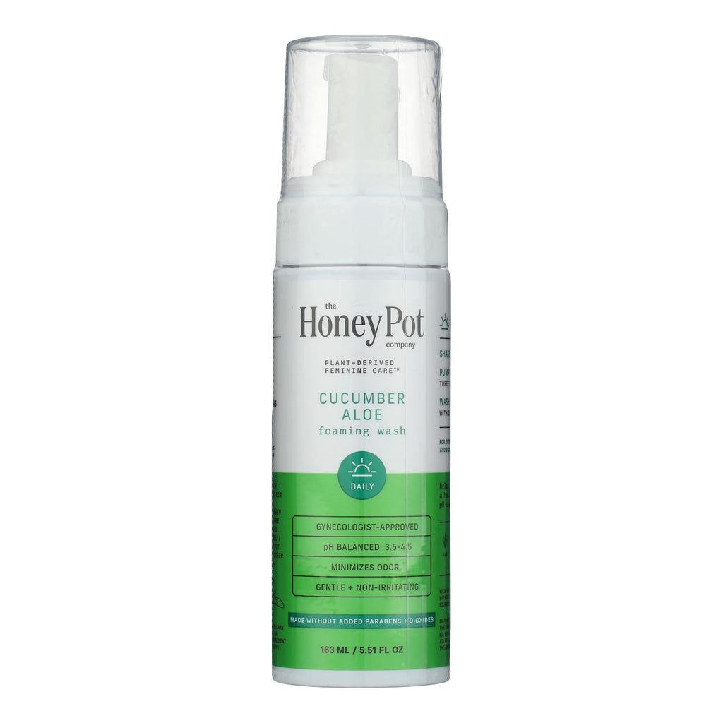 The Honey Pot Cucumber Aloe Intimate Foam Wash, 5.51 fl oz