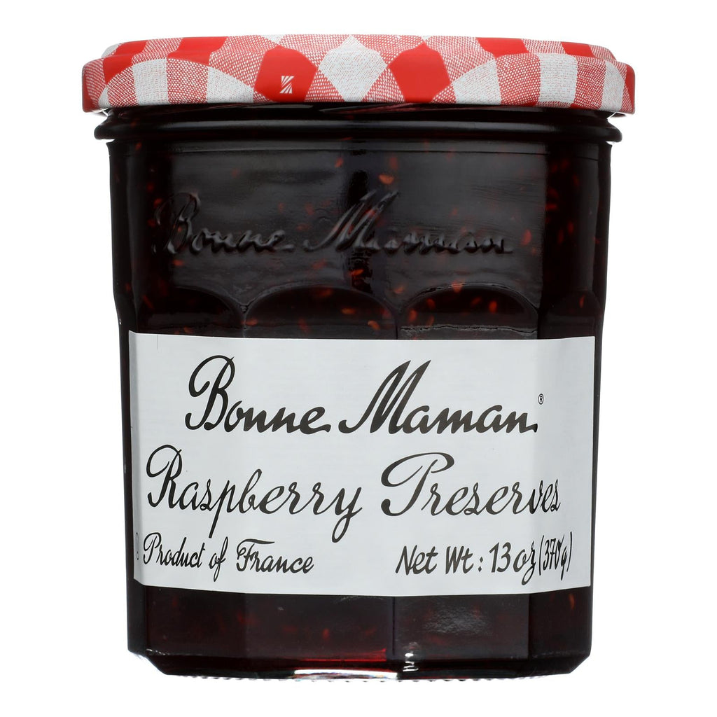 Bonne Maman Raspberry Conserve, 13 oz (Case of 6)