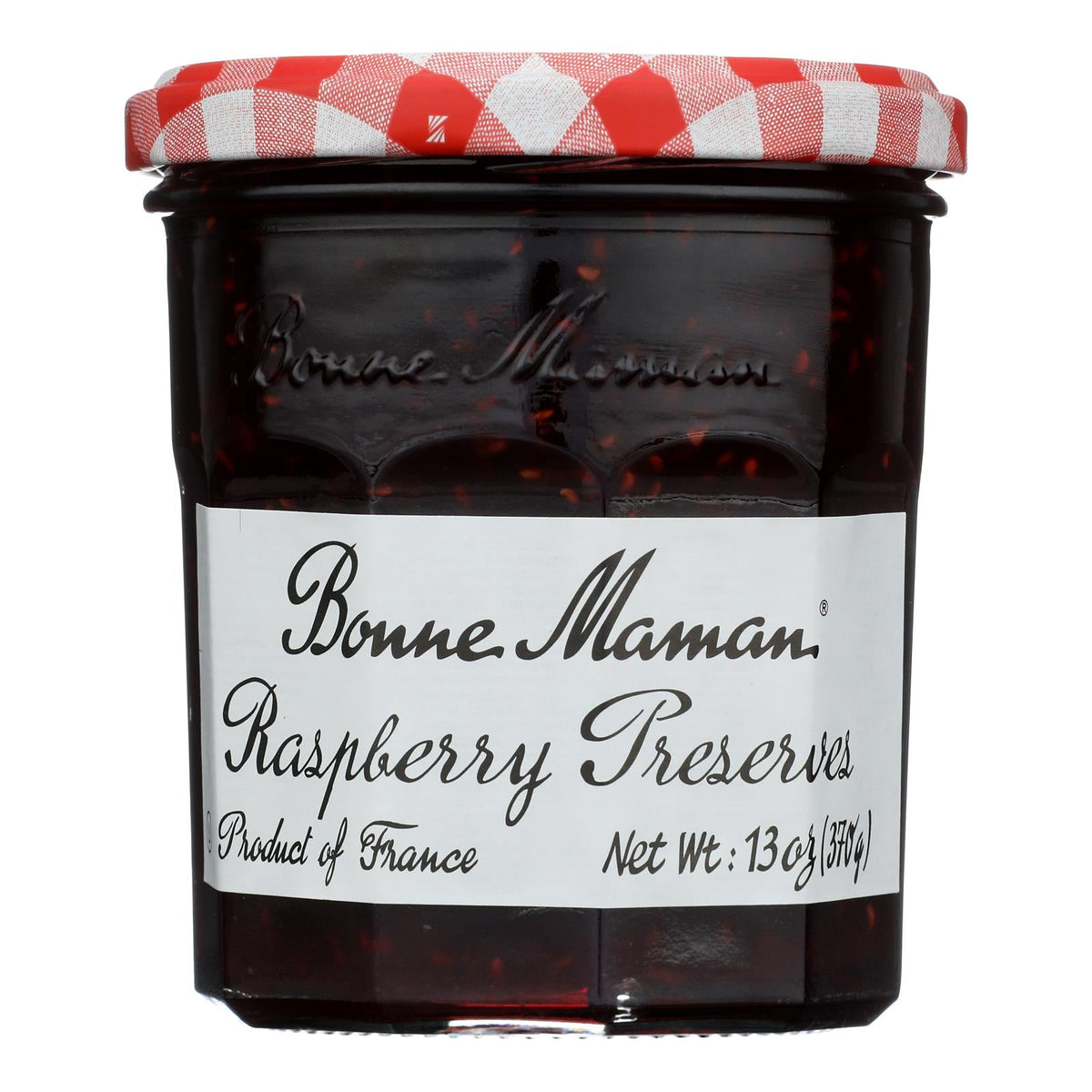 Bonne Maman Raspberry Conserve, 13 oz (Case of 6)