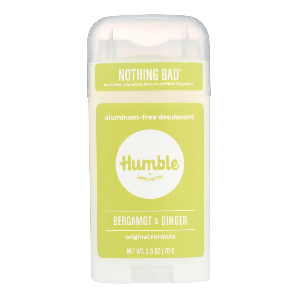 Humble Brands Bergamot Ginger Deodorant, 2.5 oz